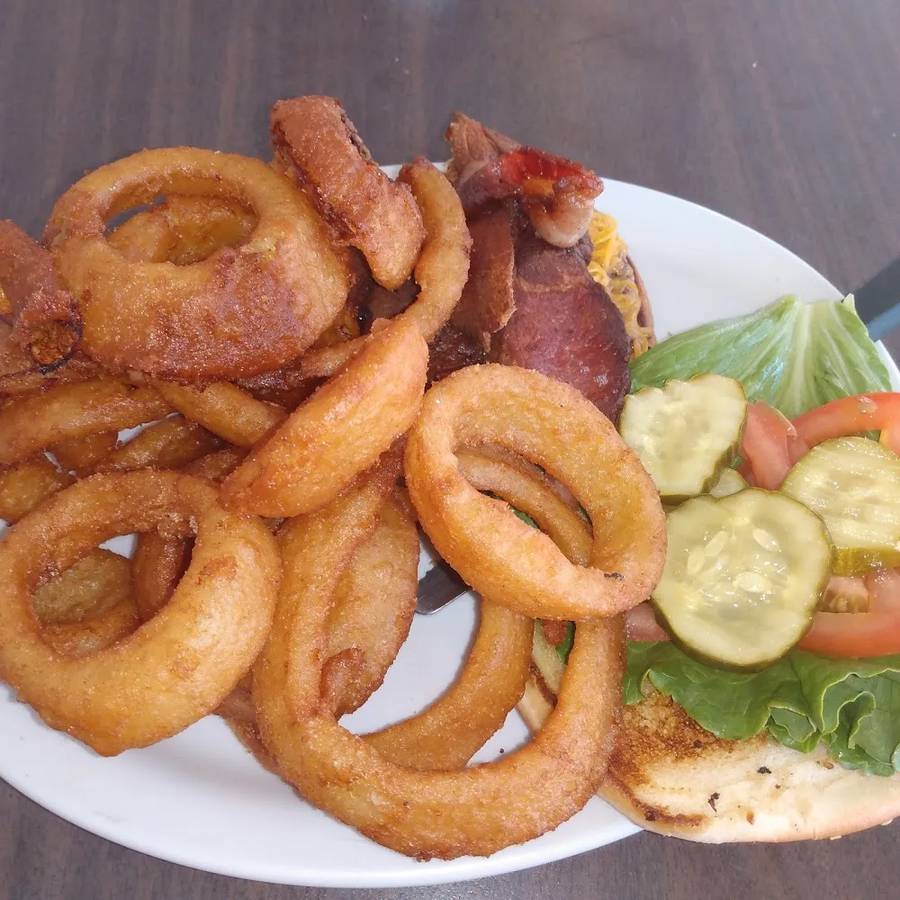 Onion Rings or Sweet Potato Fries or Garlic Fries